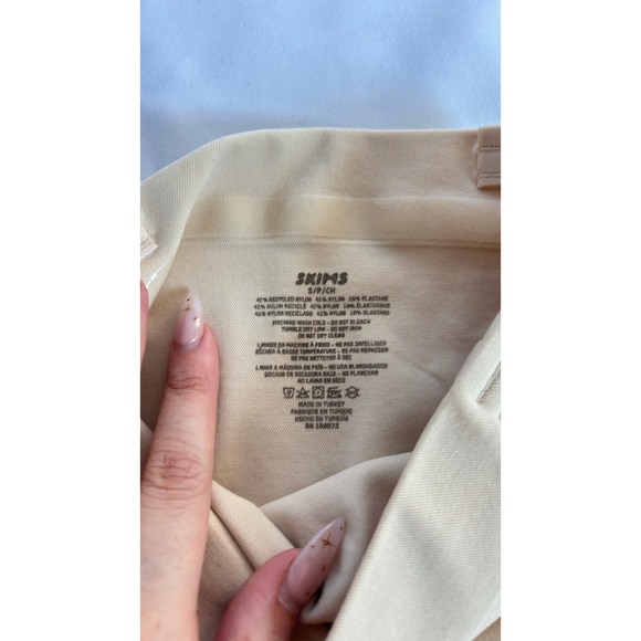0381.‎ NWOT SKIMS Sculpting High Waist Thong SAND S/P - Picture 4 of 6